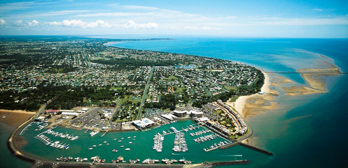 Aerial view of Hervey Bay